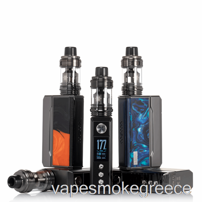 Vape Greece Voopoo Drag 4 177w Starter Kit Gun Metal + Rosewood